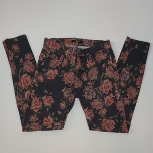 7 for all Mankind Ankle Skinny Jeans in Needle Point Rose